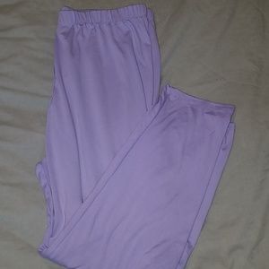 Purple leggings